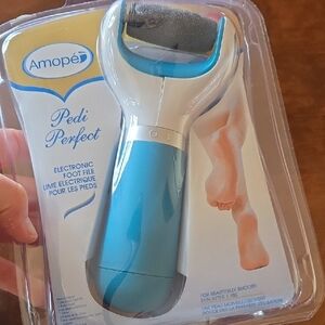 Amope Pedi Perfect Electronic Foot File - Blue